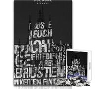 Rompecabezas para Adolescentes de 1000 Piezas, Juguete de Colonia, Juego Intelectual, decoración, Ideas de Regalo, tamaño 38x52cm