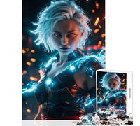 Rompecabezas para Adolescentes de 1000 Piezas Juguete de niña con superpoderes decoración de Pared Ideas de Regalo Juego de ingenio Mejora el Amor Entre Parejas tamaño 38x52cm