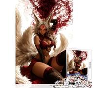 Rompecabezas para Adolescentes de 1000 Piezas Juguete Educativo de Scarlet Fox Spirit Regalo Divertido Juego Imposible para Mejorar el Amor en Pareja tamaño 38x26cm