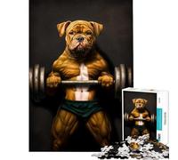 Rompecabezas para Adolescentes de 1000 Piezas Juguete Inteligente Pitbull Bar Power Juego Imposible decoración Perfecta Regalos para Mujeres y Hombres (tamaño 50x75cm)