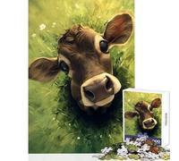 Rompecabezas para Adolescentes de 1000 Piezas Juguete Mírame a los Ojos decoración de Pared Regalo Divertido Juego de ingenio Mejora el Amor Entre Parejas tamaño 38x52cm