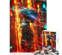 Rompecabezas para Adolescentes de 1000 Piezas Juguete Neural Blaze decoración de Pared Ideas de Regalo Juego de ingenio Mejora el Amor Entre Parejas tamaño 38x26cm