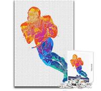 Rompecabezas para Adolescentes de 1000 Piezas, Juguetes de Jugador de fútbol Americano, Juegos educativos, desafío difícil, Regalos de Amigo Secreto, tamaño 38x26cm