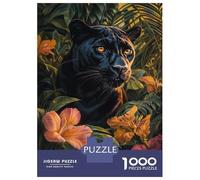 Rompecabezas para Adolescentes De 1000 Piezas Jungle Panther Majesty Rompecabezas para Adultos Juegos Familiares Alivia El Estrés Regalos De Cumpleaños Y Únicos 38x26cm/1000pcs