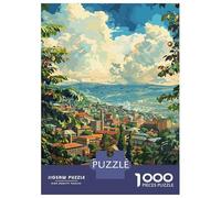 Rompecabezas para Adolescentes De 1000 Piezas Kigali, Rwanda Cityscape Art Rompecabezas para Adultos Juegos Familiares Pero Divertidos Y Humorísticos Desafío Educativo 70x50cm/1000pcs
