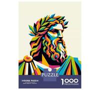 Rompecabezas para Adolescentes De 1000 Piezas King of The Gods Zeus Rompecabezas para Adultos Juguetes Antiestrés Arte De Pared Regalos De Cumpleaños Y Únicos 70x50cm/1000pcs