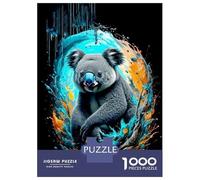 Rompecabezas para Adolescentes De 1000 Piezas Koala Art Print Rompecabezas para Adultos Juego Familiar Regalos para Mujeres Cumpleaños Y Navidad 70x50cm/1000pcs