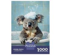 Rompecabezas para Adolescentes De 1000 Piezas Koala Bath Time Fun-5 Rompecabezas para Adultos Juego De Ingenio Decoración De Pared Difícil Y Desafiante 52x38cm/1000pcs