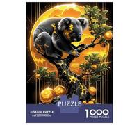 Rompecabezas para Adolescentes De 1000 Piezas Koala Bonsai in Gold Rompecabezas Juguetes Antiestrés Corte De Precisión Cumpleaños 38x26cm/1000pcs