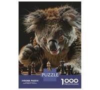 Rompecabezas para Adolescentes De 1000 Piezas Koala Chess Rompecabezas para Adultos Juego De Ingenio Decoración De Pared Difícil Y Desafiante 38x26cm/1000pcs