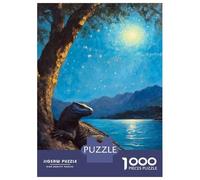 Rompecabezas para Adolescentes De 1000 Piezas Komodo Dragon by The Lake Rompecabezas Juego De Ingenio Decoración Perfecta Regalos Y Cumpleaños Únicos 38x26cm/1000pcs
