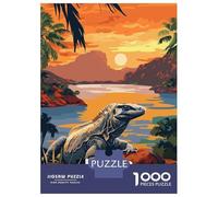 Rompecabezas para Adolescentes De 1000 Piezas Komodo National Park, Indonesia Rompecabezas para Adultos Juegos Familiares Análisis Y Lógica Cumpleaños Y Navidad 52x38cm/1000pcs