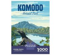 Rompecabezas para Adolescentes De 1000 Piezas Komodo National Park Rompecabezas para Adultos Juguetes De Bricolaje Análisis Y Lógica Diversión En Casa Actividades, 70x50cm/1000pcs