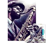 Rompecabezas para Adolescentes de 1000 Piezas La Magia del Jazz Rompecabezas para Adolescentes Corte de precisión Difícil y desafiante Juego de ingenio para Toda la Familia 50x75cm