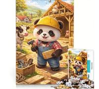 Rompecabezas para Adolescentes de 1000 Piezas La misión en la Aldea del Panda decoración de Pared difícil y desafiante Regalo de Juego desafiante 50x75cm