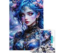 Rompecabezas para Adolescentes de 1000 Piezas La NINFA Encantada de Las Aguas Profundas Rompecabezas para Adultos Juego Familiar Regalos para Mujeres cumpleaños y Navidad (50x75cm)