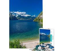 Rompecabezas para Adolescentes de 1000 Piezas Lago Di Garda Malcesine Rompecabezas para Adultos Juegos Familiares Difícil Difícil cumpleaños y Navidad (Tamaño 50x75cm)