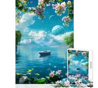 Rompecabezas para Adolescentes de 1000 Piezas Lago Tranquilo Juego de ingenio Ideal para Pasar el Tiempo en casa Durante Las Vacaciones decoración del hogar y para la interacción Entre Padres e Hijos