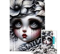 Rompecabezas para Adolescentes de 1000 Piezas Lágrimas de Porcelana Juego Imposible Juguetes adictivos para Cultivar la Paciencia Regalos de cumpleaños Divertidos y con Humor (tamaño 38x52cm)
