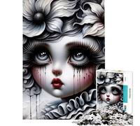 Rompecabezas para Adolescentes de 1000 Piezas Lágrimas de Porcelana Juguetes educativos Juegos educativos Aprendizaje Regalos educativos para Mujeres y Hombres (tamaño 38x26cm)