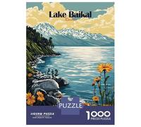 Rompecabezas para Adolescentes De 1000 Piezas Lake Baikal Landscape Rompecabezas para Adultos Juegos Relajantes Regalos para Mujeres Regalos De Juegos Desafiantes 70x50cm/1000pcs
