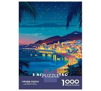 Rompecabezas para Adolescentes De 1000 Piezas Las Palmas Spain Travel Rompecabezas Juguetes DIY Alivia El Estrés Interacción Entre Padres E Hijos 70x50cm/1000pcs