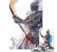 Rompecabezas para Adolescentes de 1000 Piezas Legendario samurái Rompecabezas para Adultos Juguetes de Bricolaje decoración (tamaño 38x26cm)