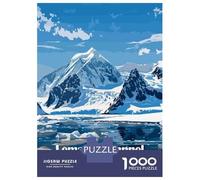 Rompecabezas para Adolescentes De 1000 Piezas Lemaire Channel Antarctica National Park Rompecabezas para Adultos Juego Práctico Una Obra De Arte Cumpleaños 38x26cm/1000pcs