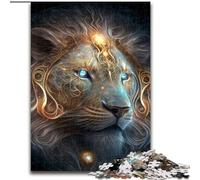 Rompecabezas para Adolescentes de 1000 Piezas León Celestial Visiones, Ideal para Toda la Familia 26x38cm