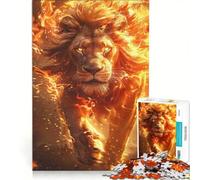 Rompecabezas para Adolescentes de 1000 Piezas: León épico, un Juego de ingenio Divertido y Original, cumpleaños o Navidad 50x75cm