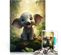 Rompecabezas para Adolescentes de 1000 Piezas Lindas Criaturas de píxeles Rompecabezas con Piezas de Formas aleatorias Que se entrelazan Completamente 38x26cm