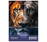 Rompecabezas para Adolescentes De 1000 Piezas Lion Diving in Water Rompecabezas Juegos Relajantes Pero Divertidos Y Humorísticos Cumpleaños 52x38cm/1000pcs