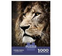 Rompecabezas para Adolescentes De 1000 Piezas Lion Face Rompecabezas para Adultos Juguetes De Bricolaje Una Obra De Arte Diversión En Casa Actividades, 52x38cm/1000pcs