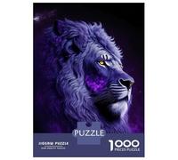 Rompecabezas para Adolescentes De 1000 Piezas Lion King Purple Rompecabezas para Adultos Juego Práctico Análisis Y Lógica Oferta como Regalos para Toda La Familia 52x38cm/1000pcs