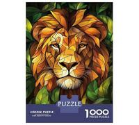 Rompecabezas para Adolescentes De 1000 Piezas Lion Mountain Landscape Sunset Rompecabezas para Adolescentes Juegos Relajantes para La Diversión Familiar Juego Desafiante Regalos 38x26cm/1000pcs