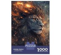 Rompecabezas para Adolescentes De 1000 Piezas Lion of Stars Rompecabezas para Adultos Juguetes Antiestrés Arte De Pared Regalos De Cumpleaños Y Únicos 38x26cm/1000pcs