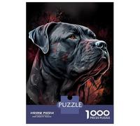 Rompecabezas para Adolescentes De 1000 Piezas Lion on Rock with Moon and Stars Rompecabezas para Adultos Juego De Ingenio Decoración De Pared Regalos para Reducir El Estrés 38x26cm/1000pcs
