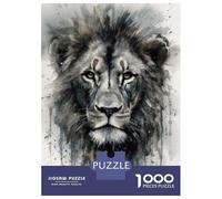 Rompecabezas para Adolescentes De 1000 Piezas Lion Wild Majesty Rompecabezas para Adultos Juegos Relajantes Análisis Y Lógica Cumpleaños 52x38cm/1000pcs
