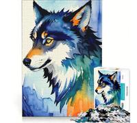 Rompecabezas para Adolescentes de 1000 Piezas Lobos espíritu de la Naturaleza Juguetes antiestrés desafío exigente Que fomenta el Amor Entre Parejas 38x52cm