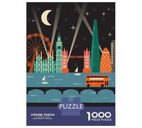 Rompecabezas para Adolescentes De 1000 Piezas London City (3) Rompecabezas para Adultos Juego Familiar Alivia El Estrés Interacción Entre Padres E Hijos 38x26cm/1000pcs