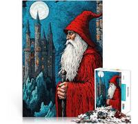 Rompecabezas para Adolescentes de 1000 Piezas Los Magos vigilan para el Juguete de desafío de Juego Educativo Buen Regalo 38x26cm