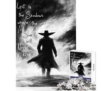 Rompecabezas para Adolescentes de 1000 Piezas Lost in The Shadows Juego Educativo Arte de Pared Decoración del hogar Juguetes Lista de Deseos con Papá Noel (26x38cm)