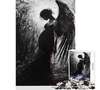 Rompecabezas para Adolescentes de 1000 Piezas Luto velado Juego Educativo de Carreras de Velocidad con Manos Juguetes para armar con póster y Hoja de Preguntas a Juego (50x75cm)