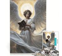Rompecabezas para Adolescentes de 1000 Piezas Luz de la Verdad de Dios Arcángel Uriel Juguete Educativo Divertido y con Humor cumpleaños y Navidad 38x52cm