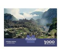 Rompecabezas para Adolescentes De 1000 Piezas Machu Picchu Inca Ruins Rompecabezas para Adultos Juguetes Antiestrés Decoración De Pared Interacción Entre Padres E Hijos 52x38cm/1000pcs
