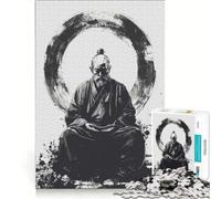 Rompecabezas para Adolescentes de 1000 Piezas Maestro Zen en meditación Juegos relajantes análisis y lógica para Mejorar el Amor Entre Parejas 38x52cm