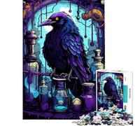 Rompecabezas para Adolescentes de 1000 Piezas Magia Oscura Rompecabezas para Adolescentes Juego práctico Decoración de Pared Difícil y desafiante (Tamaño 38x26cm)