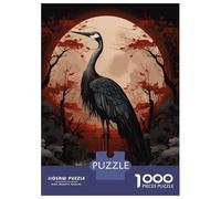 Rompecabezas para Adolescentes De 1000 Piezas Magic Black Stork Rompecabezas para Adultos Juguete Decoración De Pared Regalo De Cumpleaños Regalos Y Cumpleaños Únicos 52x38cm/1000pcs