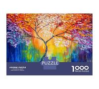Rompecabezas para Adolescentes De 1000 Piezas Magic Tree Rompecabezas para Adolescentes Juegos Relajantes Regalo De Cumpleaños Gran Regalo para Jugar 70x50cm/1000pcs