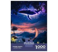 Rompecabezas para Adolescentes De 1000 Piezas Magic Waterfall In The Sky Rompecabezas para Adultos Juguete Decoración De Pared Desafío Difícil 38x26cm/1000pcs